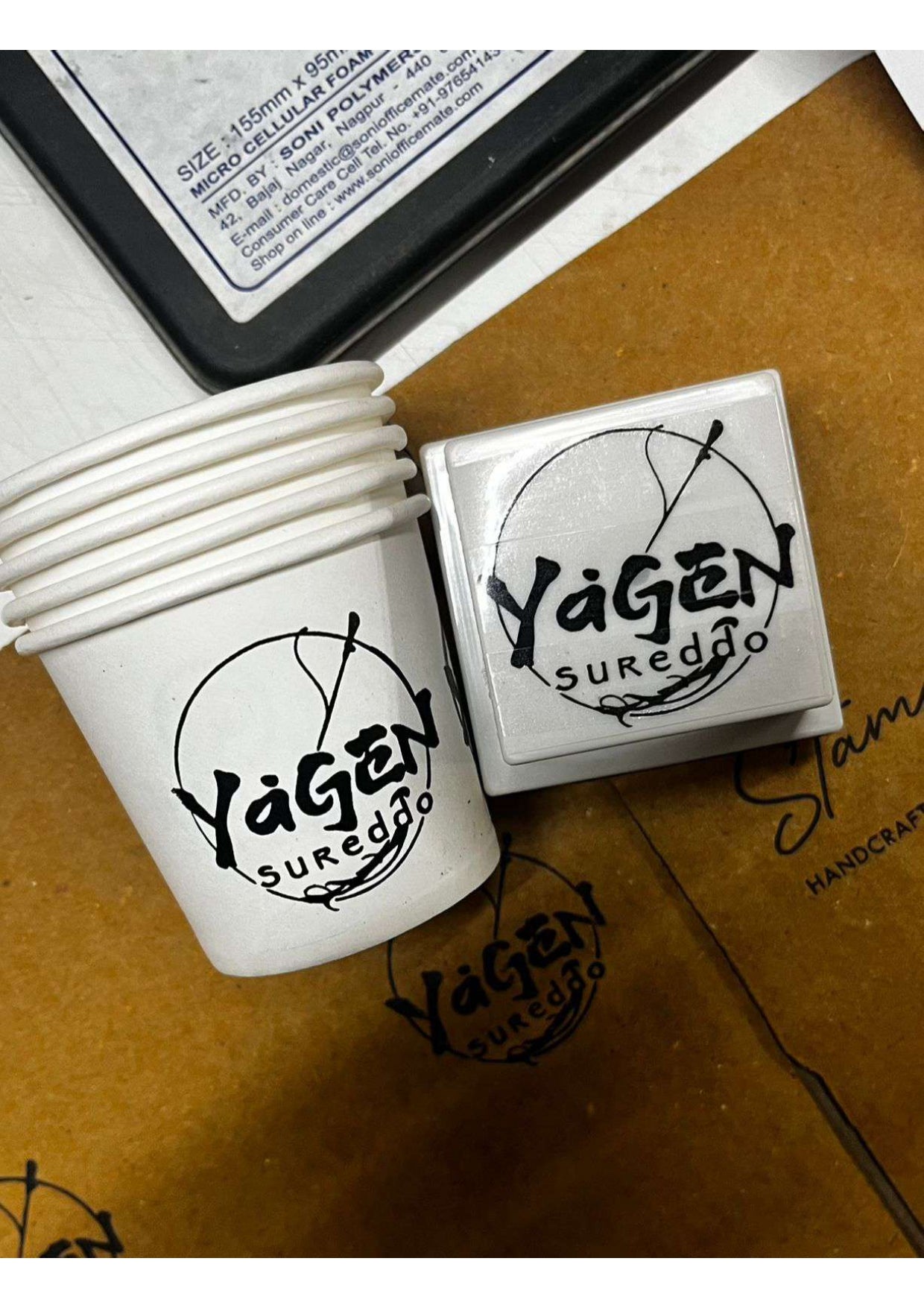 Waterproof Stamp (For Plastic, Glass, Metal, Fabric & etc. )