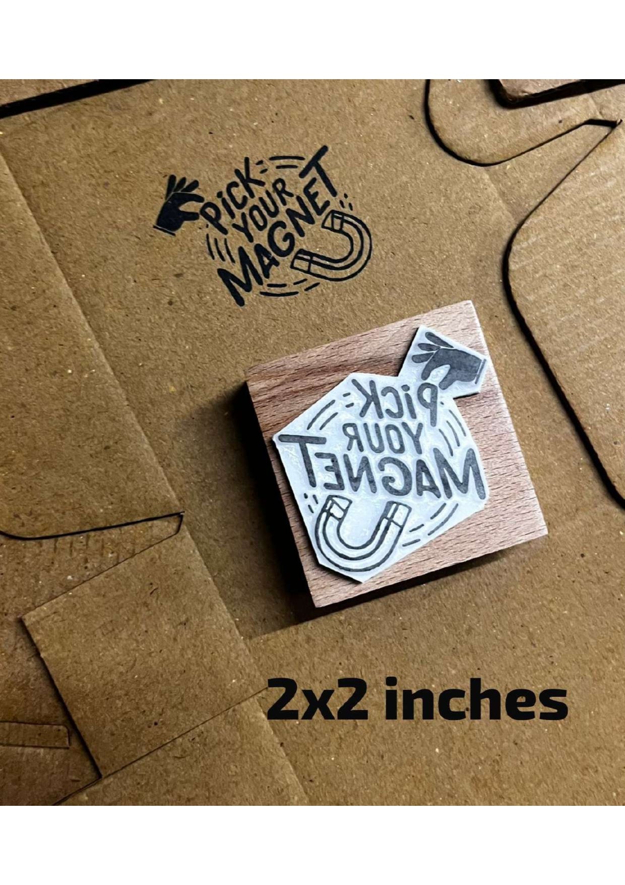 Wooden Ink Stamps ( For Paper & Corrugated Box)